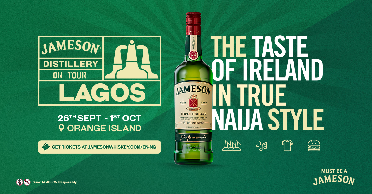 Lagos Get Ready: Jameson Distillery on Tour Returns for a 5-Day Takeover of Culture, Music & Whiskey
