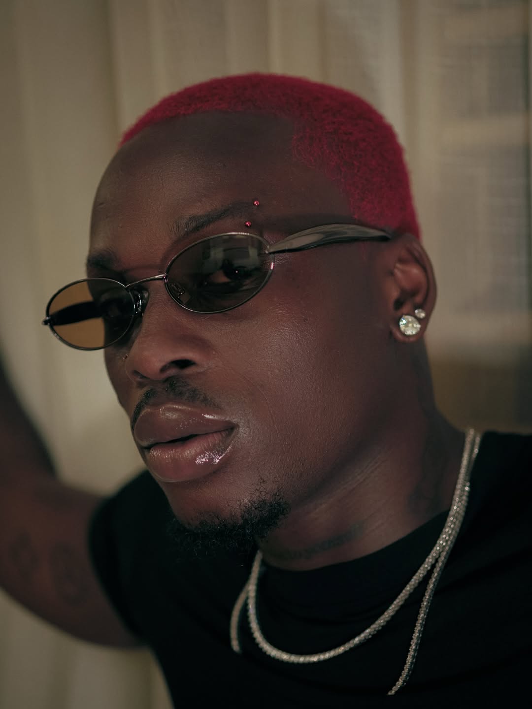 Fireboy DML Just Debuted a Burgundy Buzz Cut And It’s a Look!