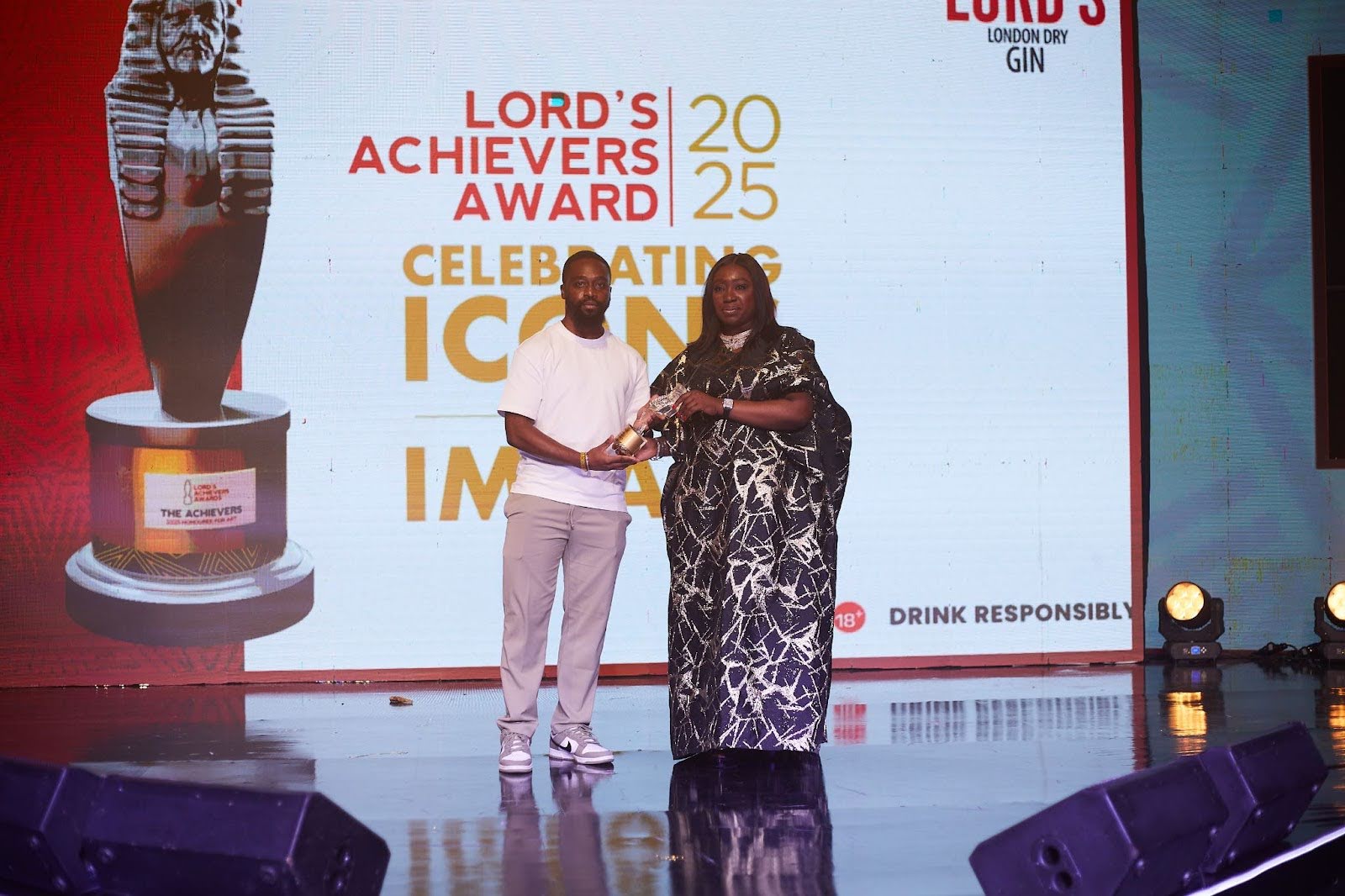 Asisat Oshoala's award presentation
