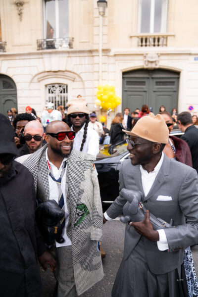 Davido Turns Heads at Paris Fashion Week in Thom Browne, Styled by Le Jenke: Get the Scoop