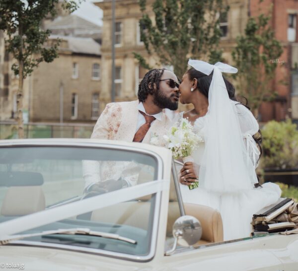 Five Years After Their NYSC Meet-Cute, Faith & Femi Said ‘I Do’ in a Vintage-Themed Civil Wedding
