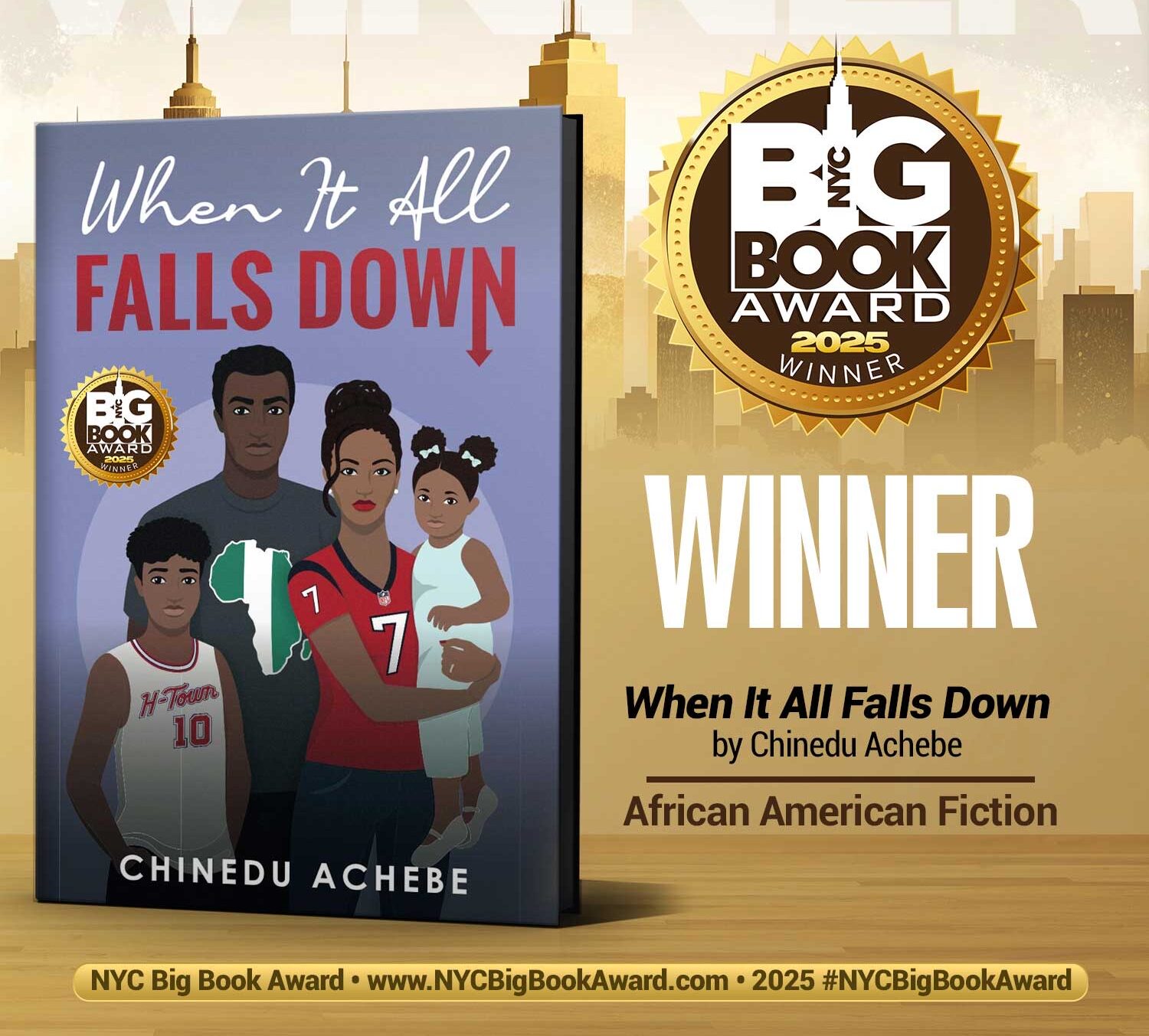 Chinedu Achebe Wins National Recognition at the NYC Big Book Award: Get The Scoop