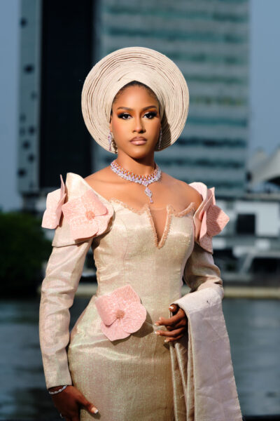 Slay in Light-Pink Tones with This Yoruba Traditional Bridal Inspo