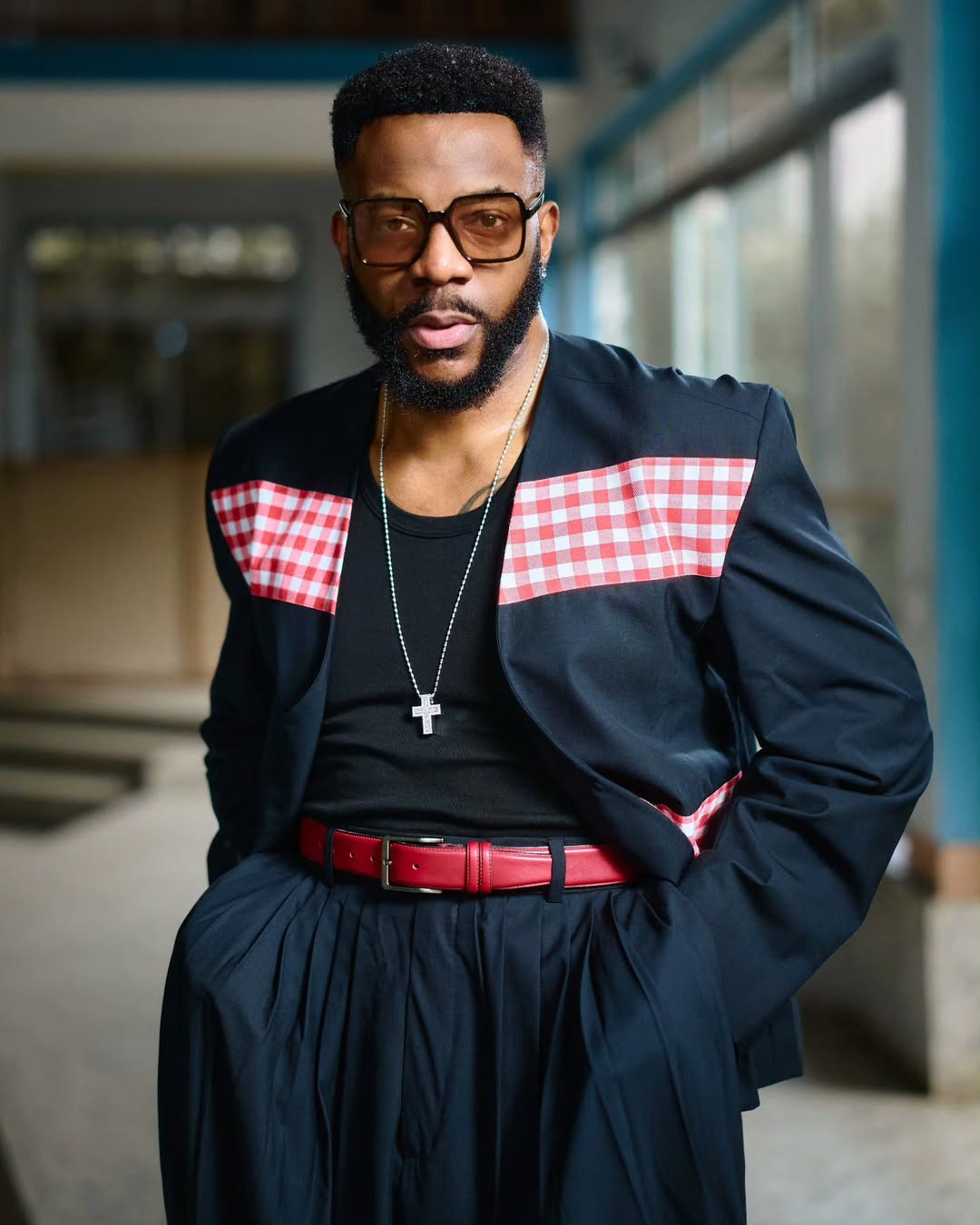 Ebuka Obi-Uchendu Shows Up in Statement Gingham for Big Brother Naija 10/10 Finale