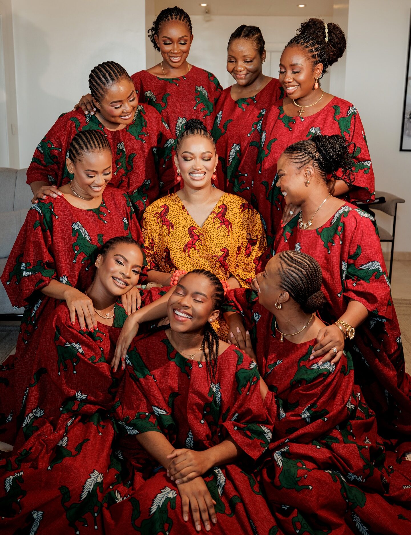 Sharon Ifunanya’s Bridesmaids Served Culture, Style & Sisterhood | See Photos