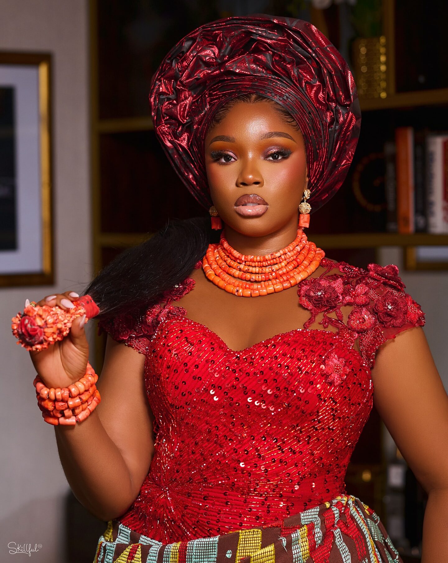 Bambam Adenibuyan Served Cultural Glamour at “Love In Every Word: The Wedding” Premiere