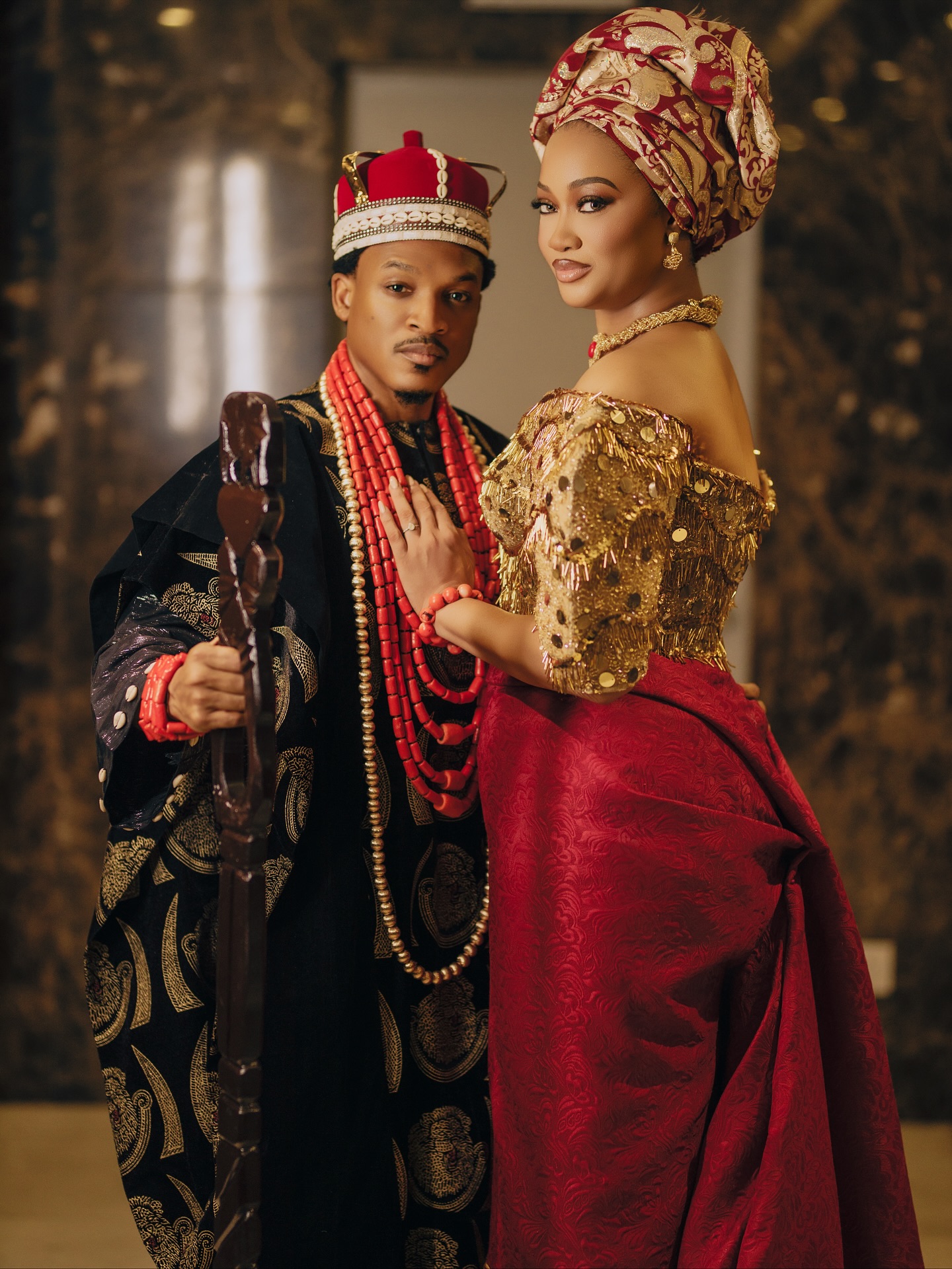 Shawn Faqua & Sharon Ifunanya’s Multi-Look Igbo Wedding Was a Celebration of Culture and Love