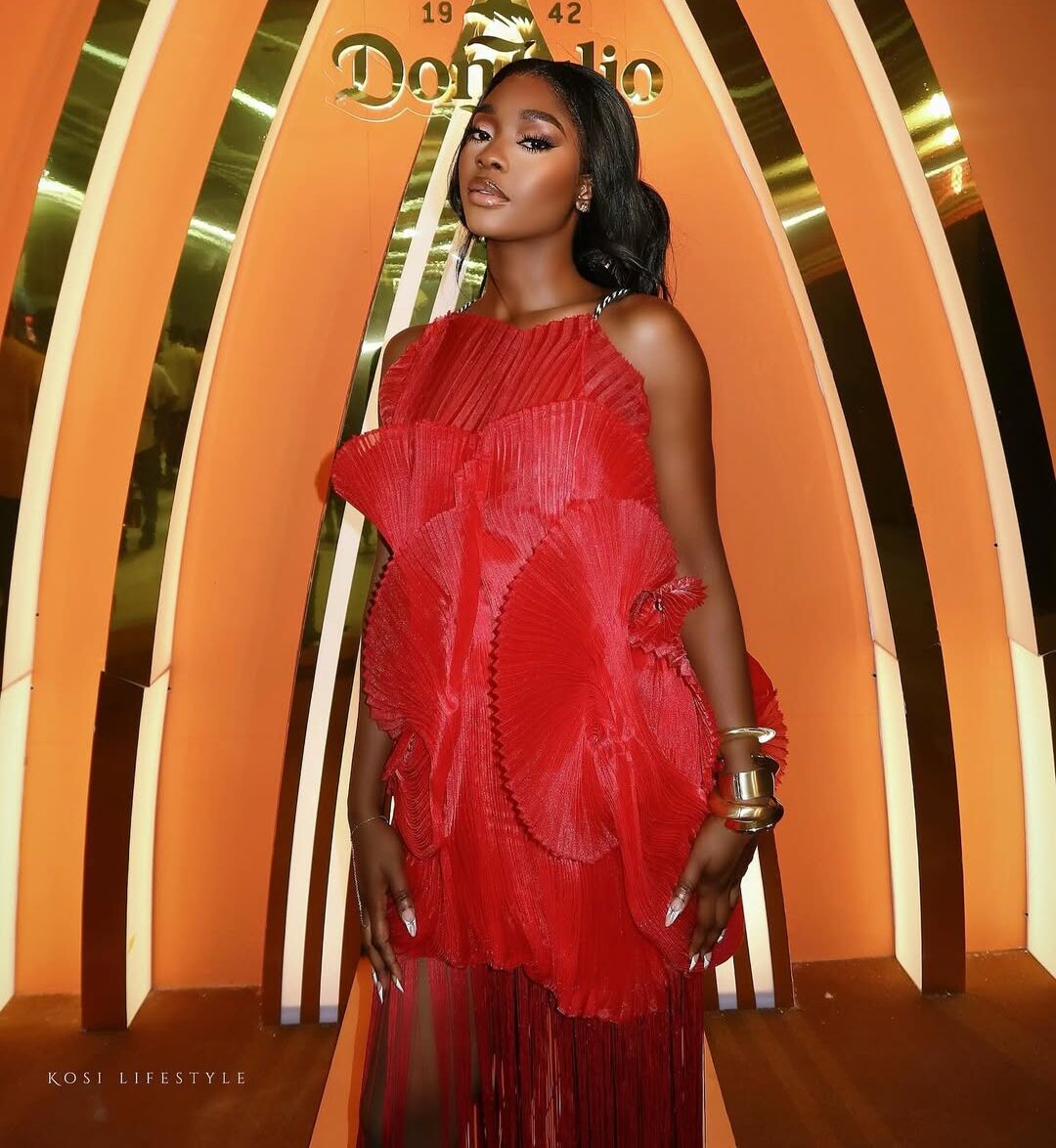 All Eyes on Dede: The Red LFJ Dress Everyone’s Talking About at Lagos Fashion Week
