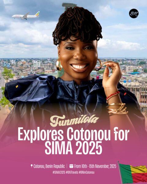 BN’s Funmilola Takes Cotonou for SIMA 2025 to Celebrate Francophone African Music & Creativity