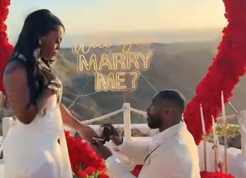 Fairytale Romance: Bride-To-Be Gets Dream Cliffside Proposal in Santorini!