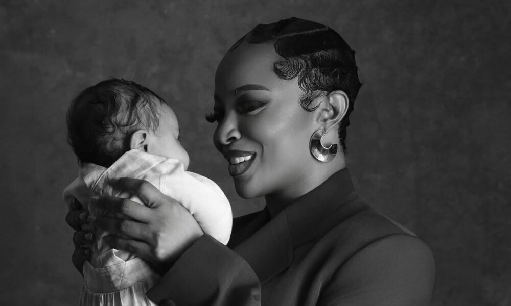 Toke Makinwa Delights Fans with Adorable Photos of Baby Girl Yaya