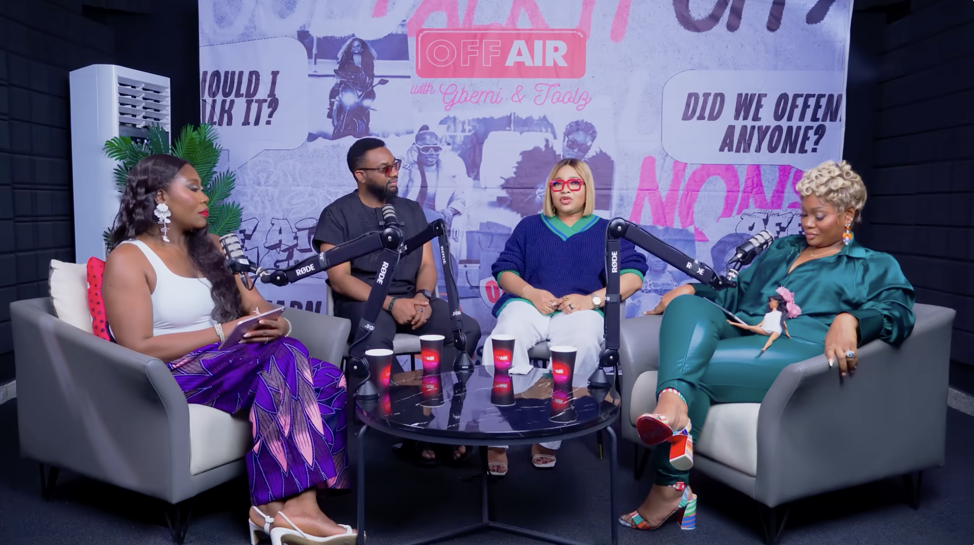 Gbemi & Toolz Talk Parenthood with Linda and Ibrahim Suleiman on “OffAir”
