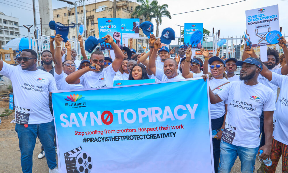 Creative Industry Unites as MultiChoice Nigeria Leads Walk Against Piracy