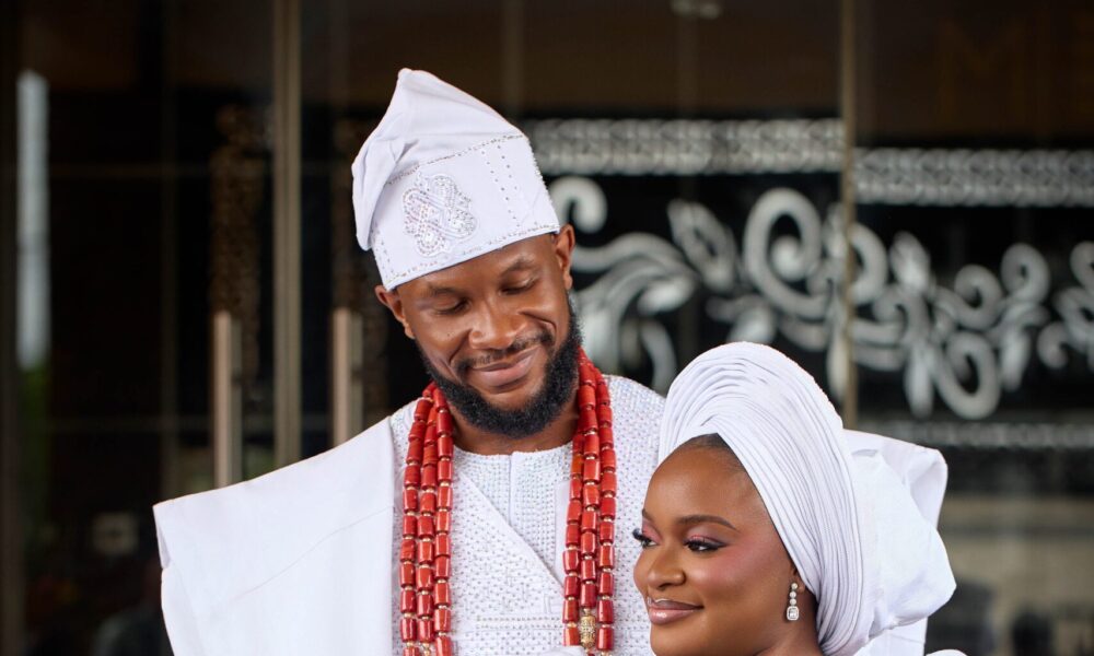 Doyin & Victory's Romantic Wedding: From Colleagues to Altar Bliss!