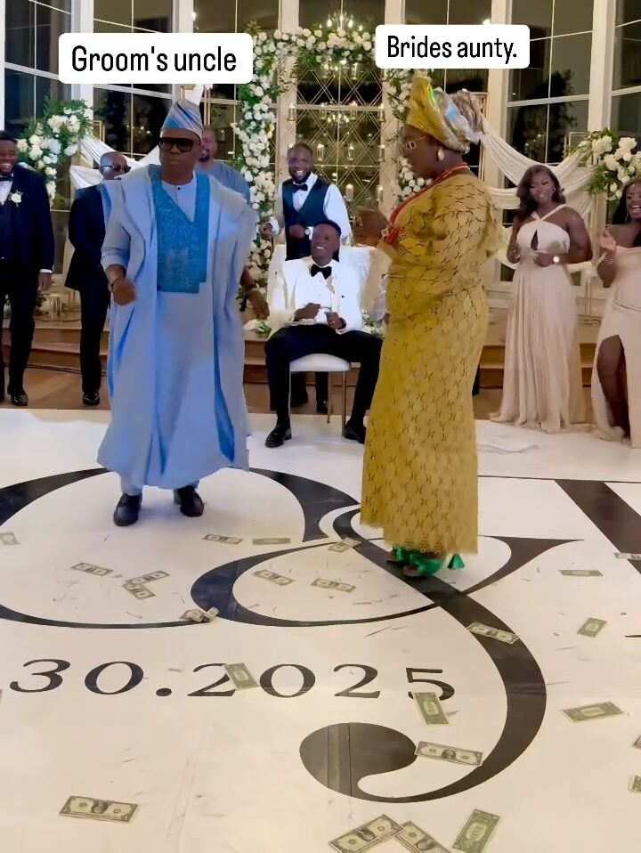 Watch The Aunt & Uncle of These Newlyweds Bust Energetic Moves on The Dance Floor