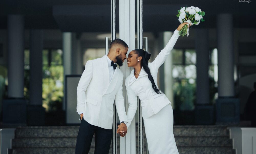 Celebrity Wedding Alert: Jennifer Ties the Knot with Childhood Sweetheart Nifemi!