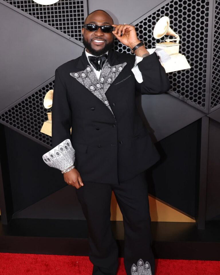 Davido Makes a Dapper Statement at the 2026 Grammy Awards | BellaNaija