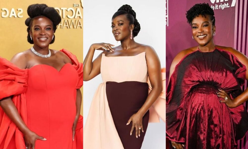 Red Carpet Royalty: Wunmi Mosaku's Stunning Baby Bump Fashion Steals the Show
