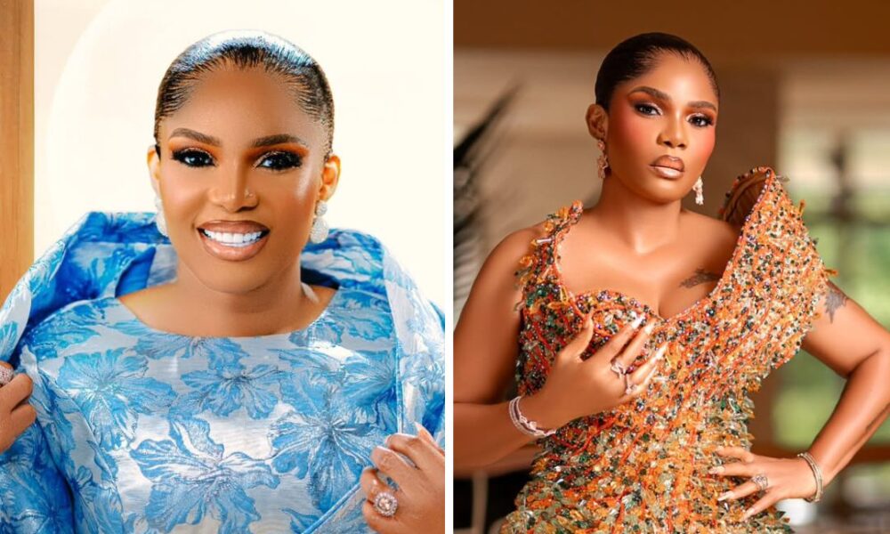 From Blue Jacquard to Beaded Fringe — Iyabo Ojo Owned “The Return of Arinzo” Premiere