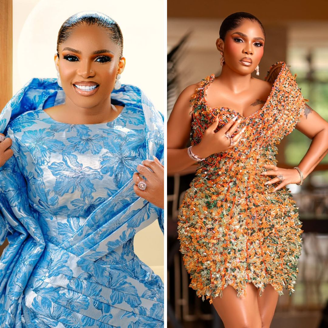 From Blue Jacquard to Beaded Fringe — Iyabo Ojo Owned “The Return of Arinzo” Premiere