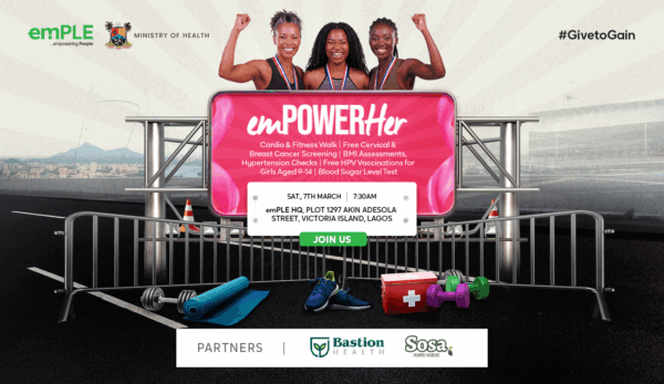emPLE Partners Lagos State and Bastion Health for International Women’s Day “emPOWERHer” Health Drive