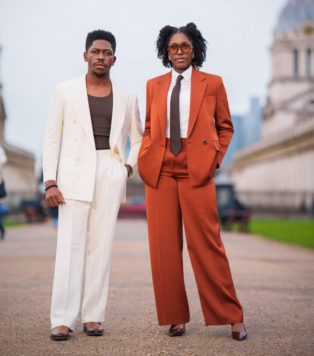 How Did Moses & Marie Bliss Celebrate Their 2nd Wedding Anniversary? In Coordinated Suits!