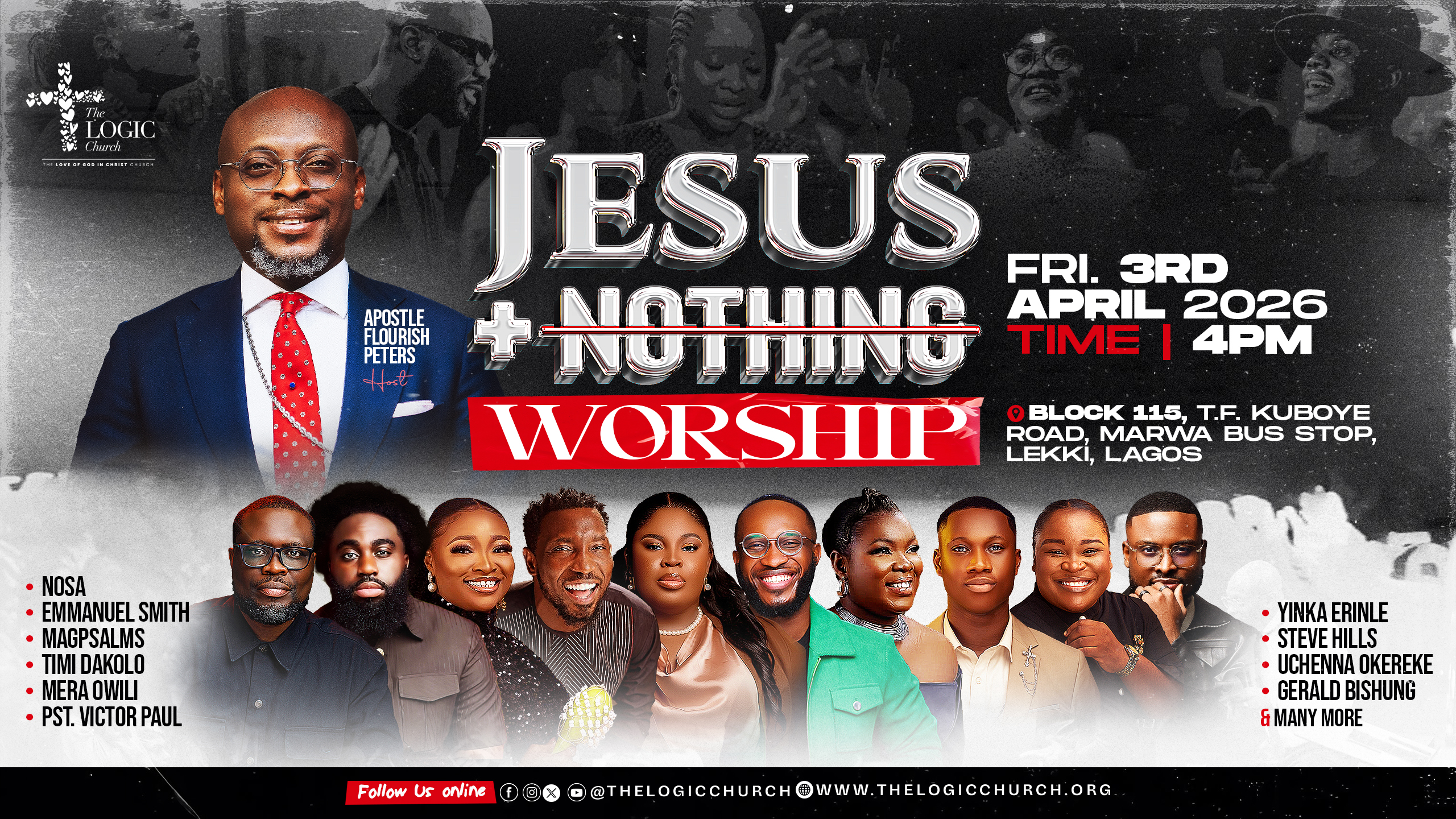 The LOGIC Church Announces Second Edition of “Jesus + Nothing” Worship for Good Friday