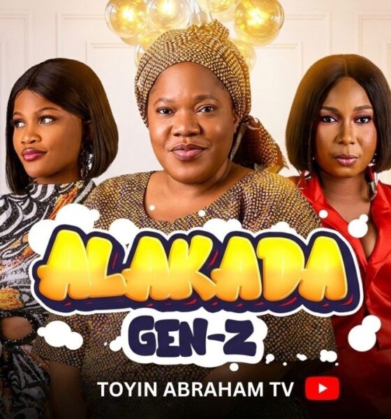 The official poster for Alakada Gen Z featuring Toyin Abraham Ajeyemi, Teniola Aladese, Bianca Ugowanne, Irewole Olaniyan and Imisioluwa Ayanwale