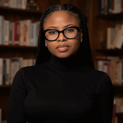 A professional portrait of Simi Olusola-Ajayi, a Human-Computer Interaction specialist and the 2026 Carnegie Mellon University student commencement speaker.
