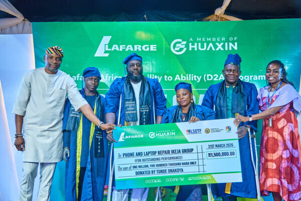 Lafarge Africa Transforms the Lives of 100 Persons with Disabilities through D2A Programme