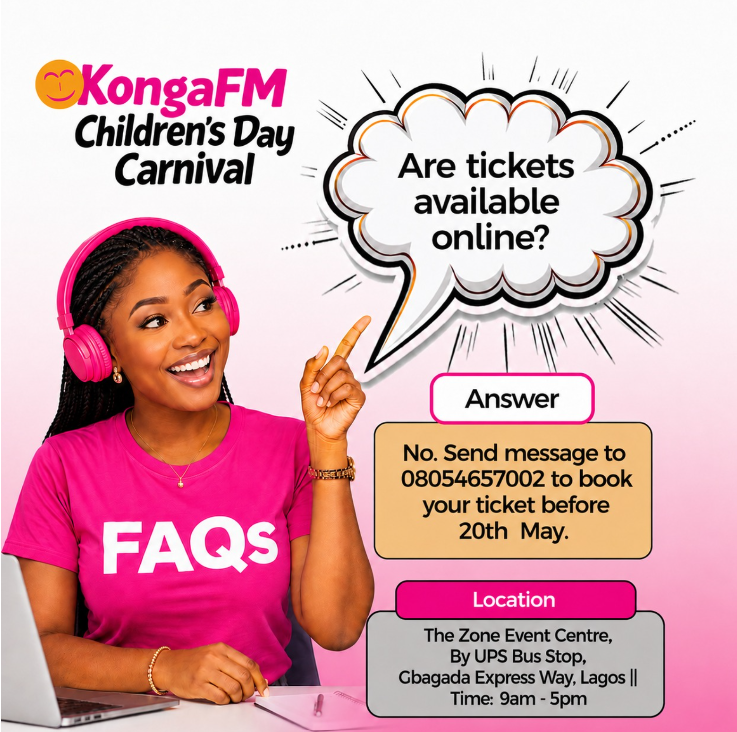 Everything You Need to Know About the Konga103.7 FM Children’s Day Carnival — Your Questions Answered