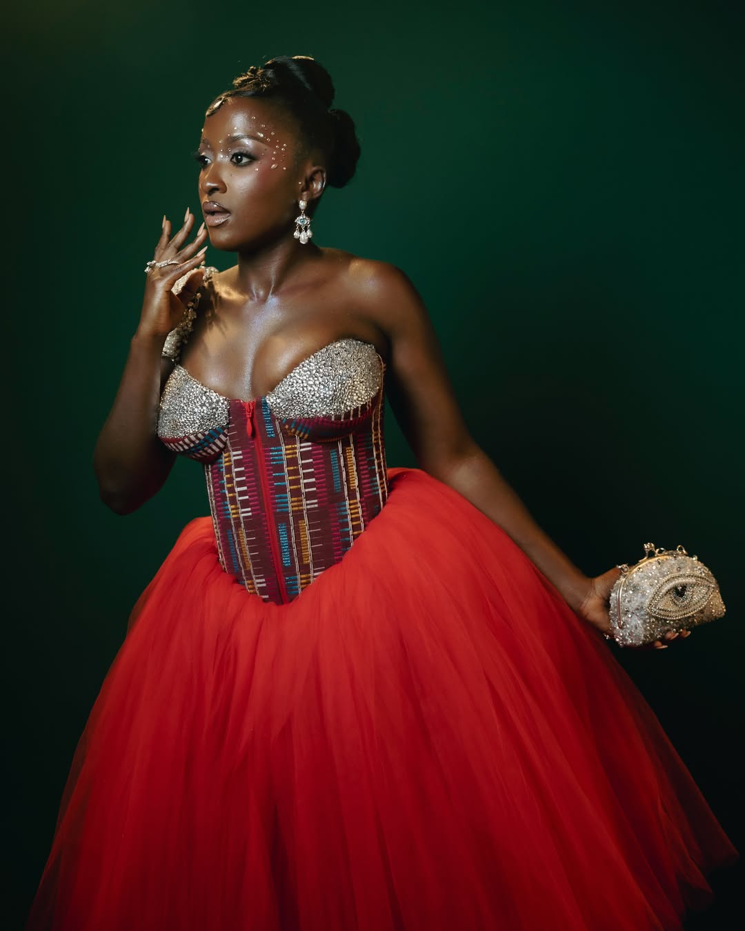 Best Lead Actress nominee Genoveva Umeh in her AMVCA 2026 red carpet look.