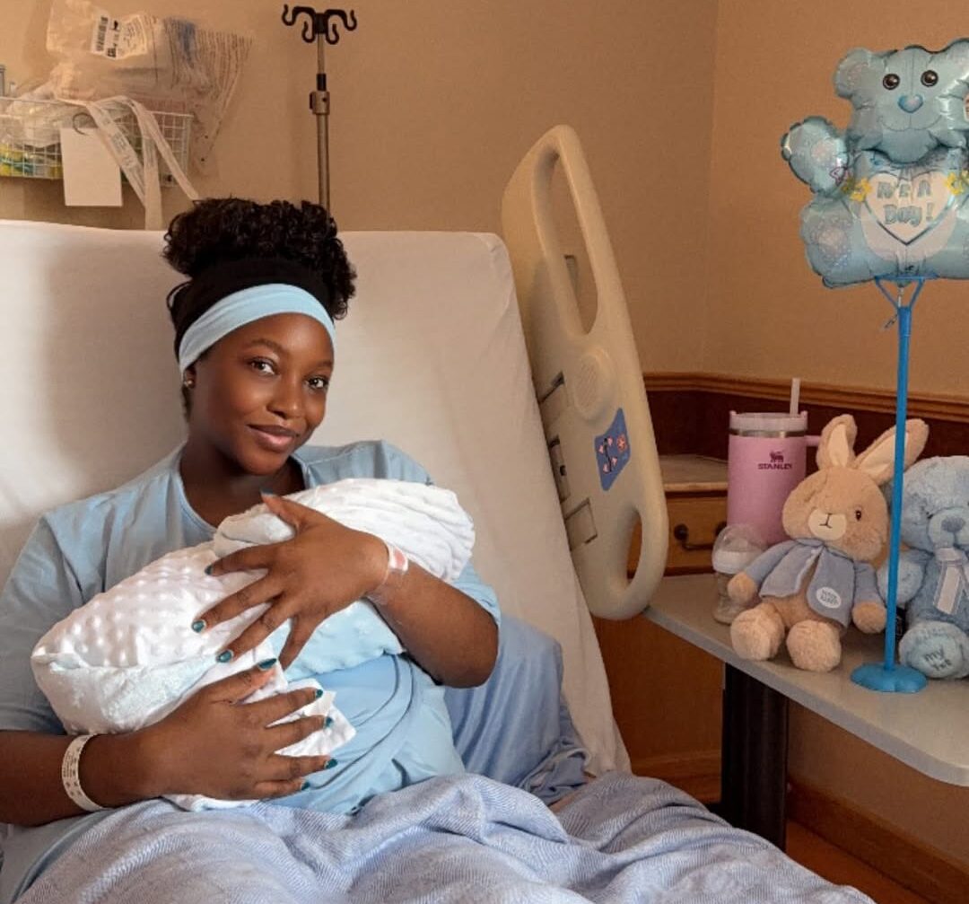 A New Born and Birthday! Ini Dima-Okojie Welcomes Her Baby Boy