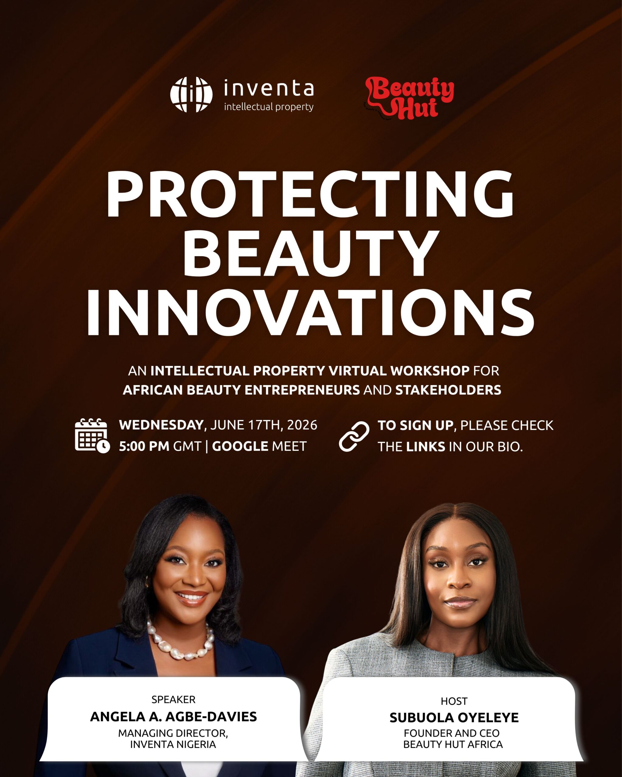 Inventa Nigeria Hosts African Beauty Entrepreneurs for Intellectual Property Workshop