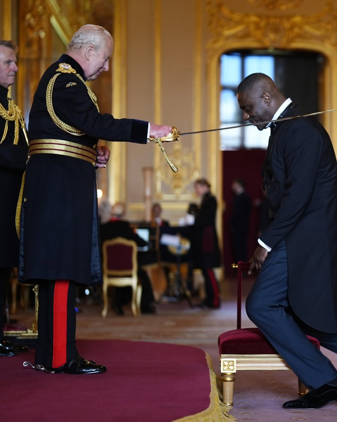 Sir Idris Elba! British Actor and Activist Knighted by King Charles III for Services to Young People