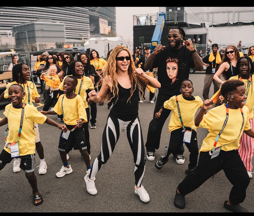 How Shakira and Burna Boy Are Preparing for the 2026 FIFA World Cup Halftime Show With The Ghetto Kids