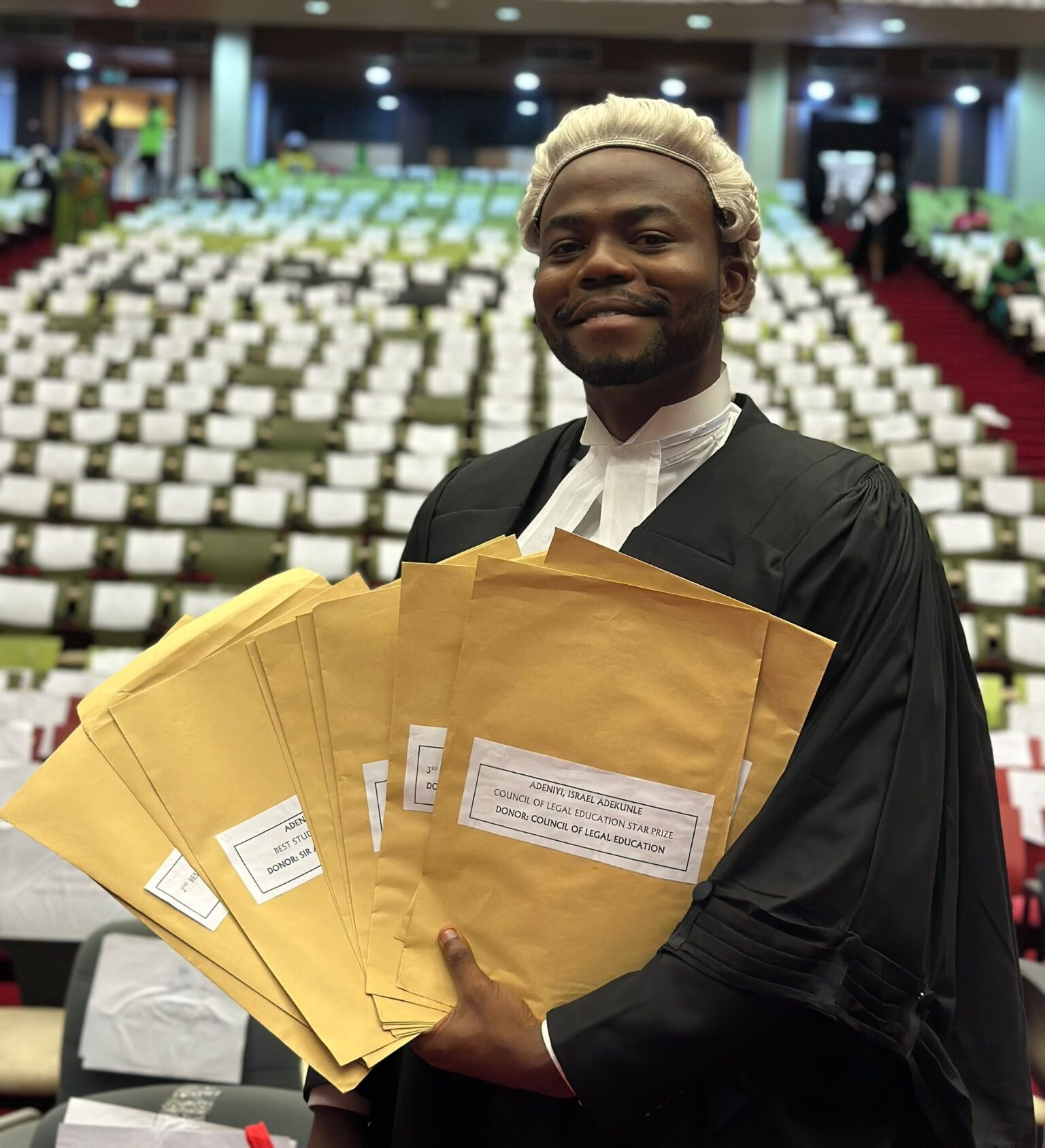 Meet Israel Adeniyi Adekunle, the Overall Best Graduating Student at the Nigerian Law School Call to Bar 2026