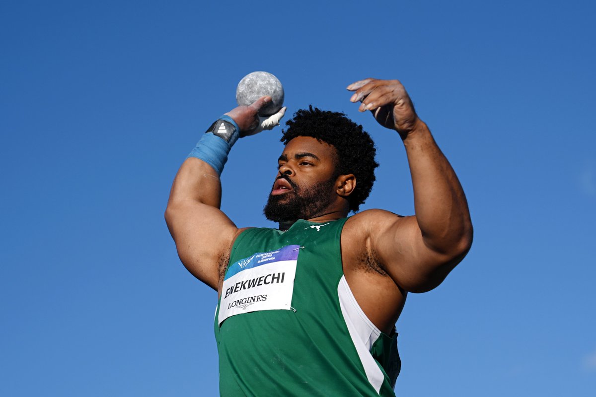 Chukwuebuka Enekwechi Makes History With Nigeria’s First-Ever Commonwealth Men’s Shot Put Gold in Glasgow