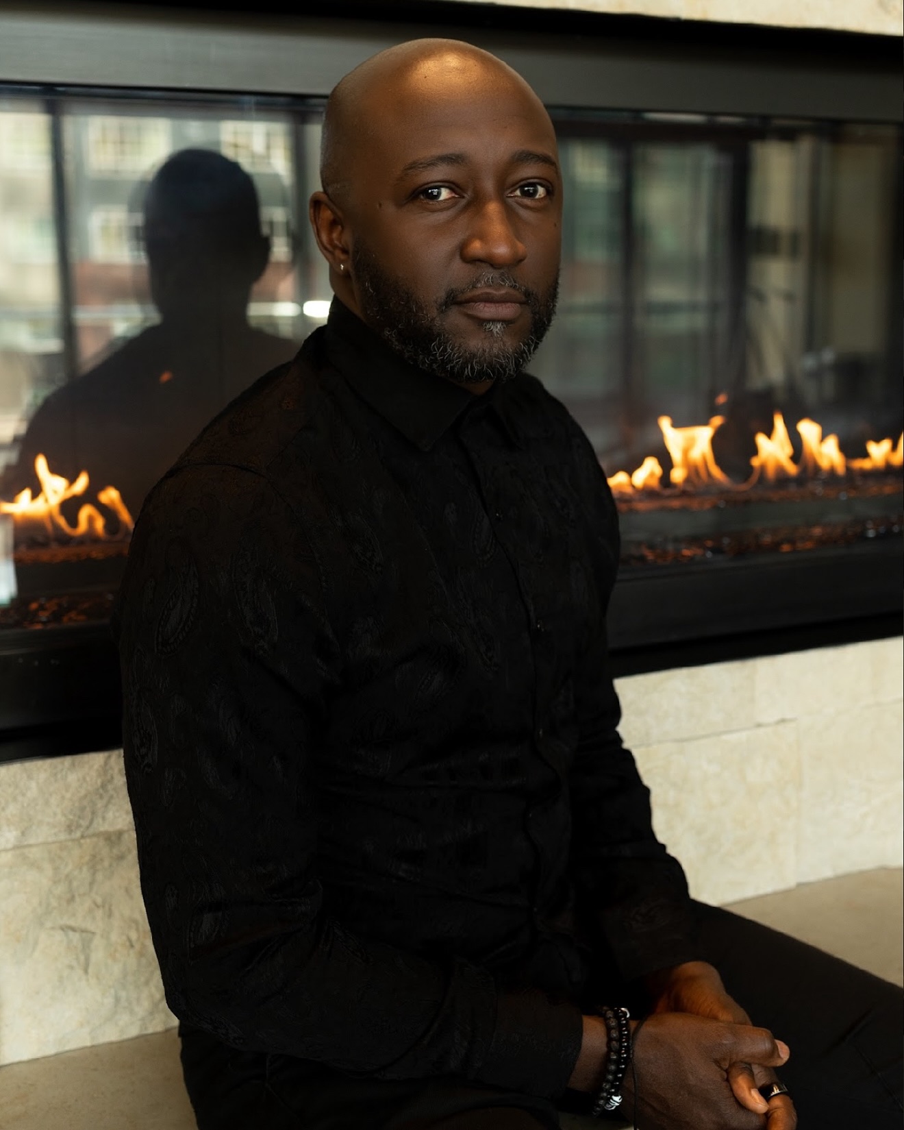 Katung Aduwak seated indoors, the first-ever winner of Big Brother Naija.
