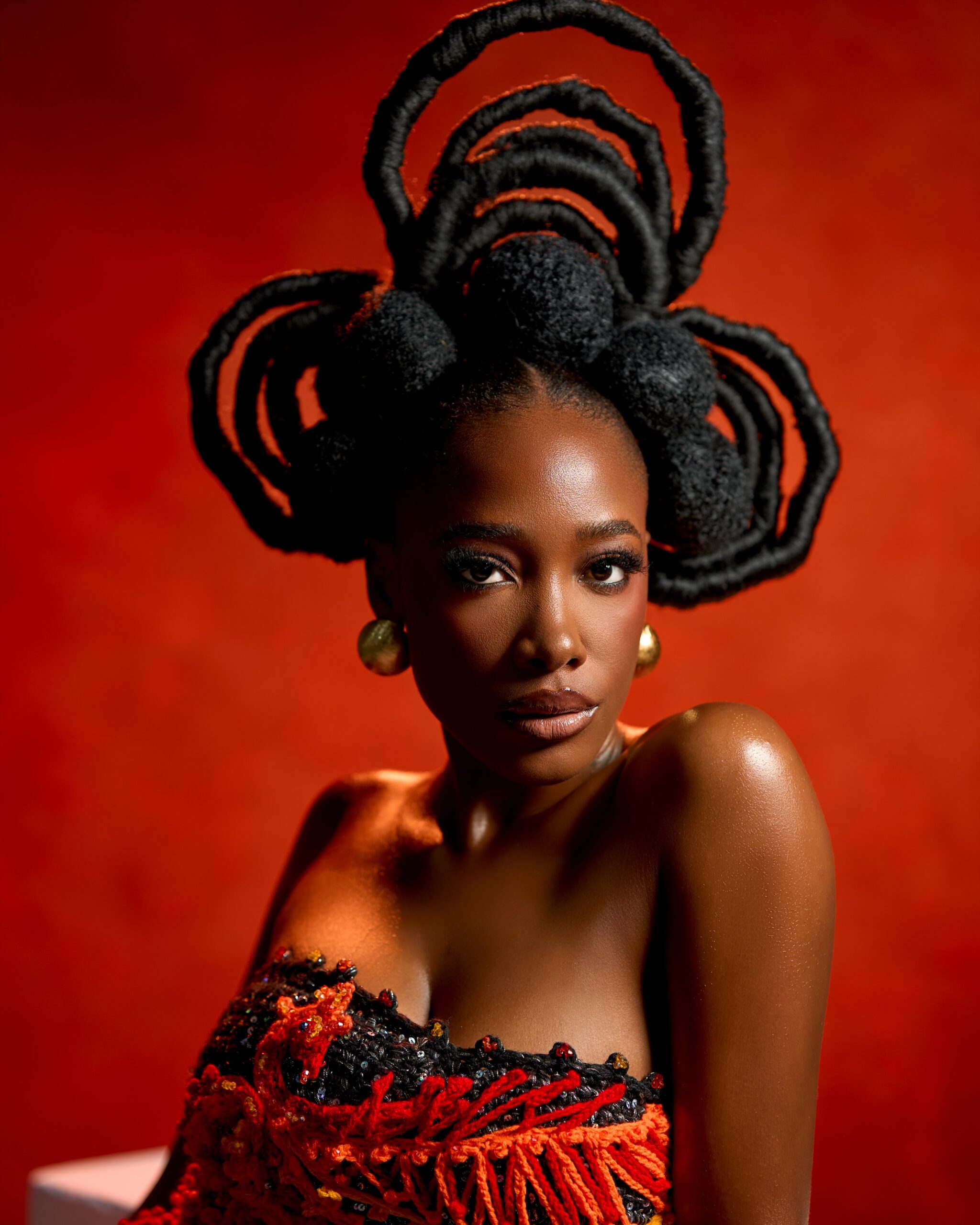 Gbubemi Ejeye’s Sculptural Natural Hairstyle Is a Celebration of African Hair Artistry