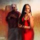 The official single cover artwork for Treat Me Right by Fola featuring Ayra Starr, showing Fola in a maroon jacket and bandana next to Ayra Starr in a red dress.