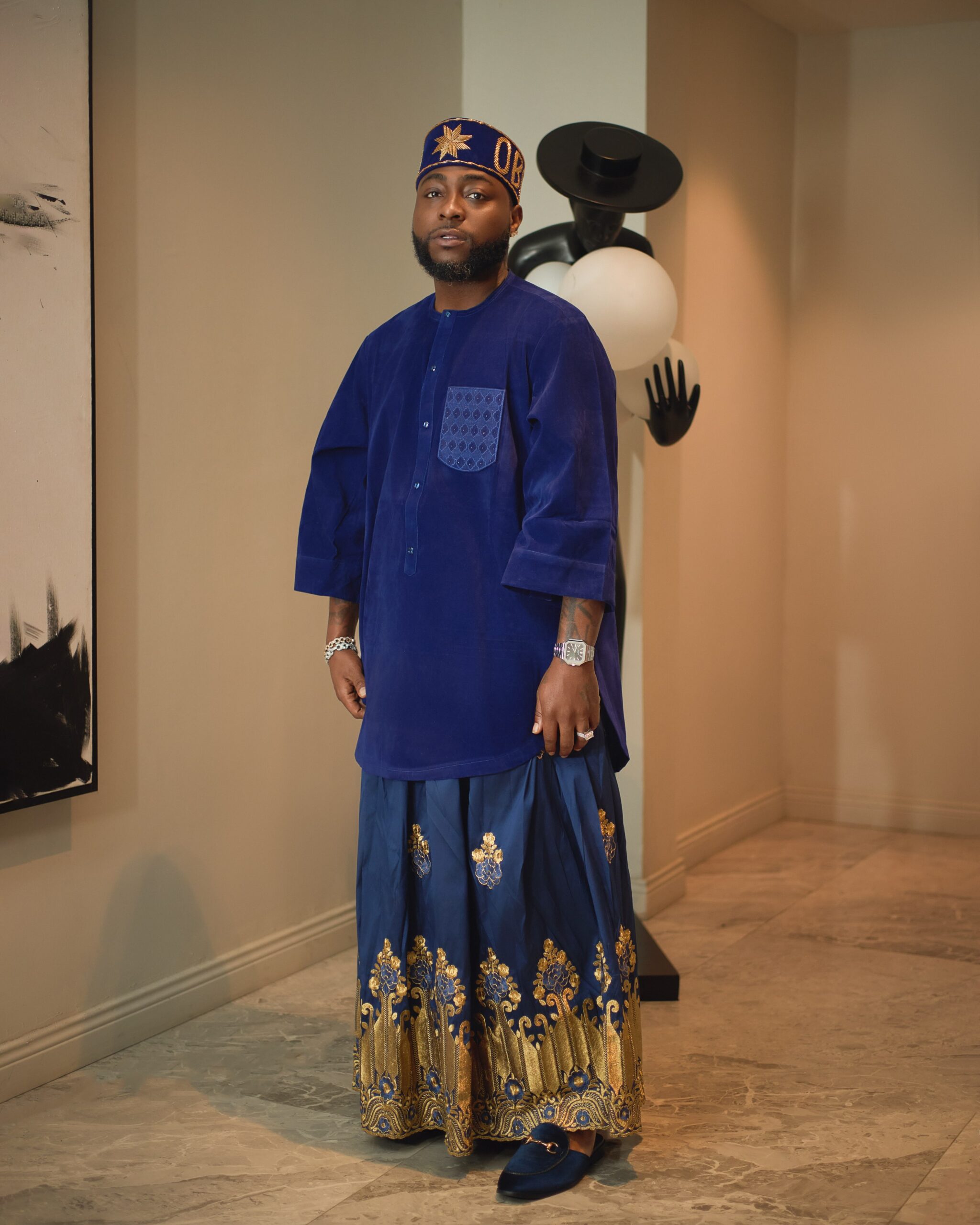 If Royal Blue Wasn’t Already on Your Radar, Davido Just Put It There