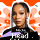 Neche posing for her official Big Brother Naija Season 11 Head of House graphic.