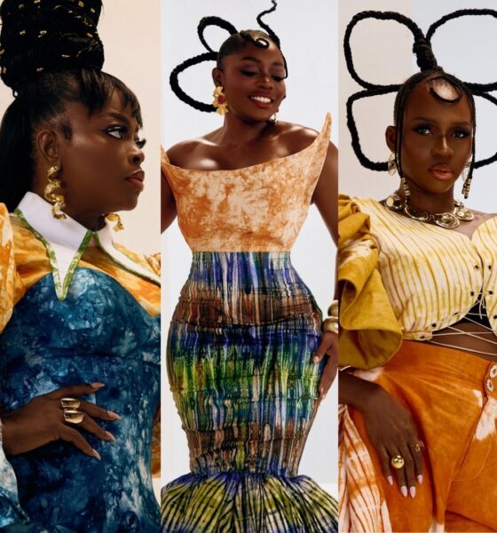 Leading cast members Funke Akindele, Bisola Aiyeola, and Waje featured together for The Four movie announcement.