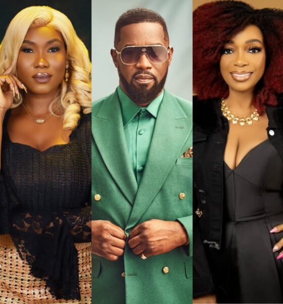 Tosin Adeyemi, William Benson, and Bimbo Akintola, lead cast members of Damilola Orimogunje’s Venice-selected Nigerian feature film Dear Ajayi.