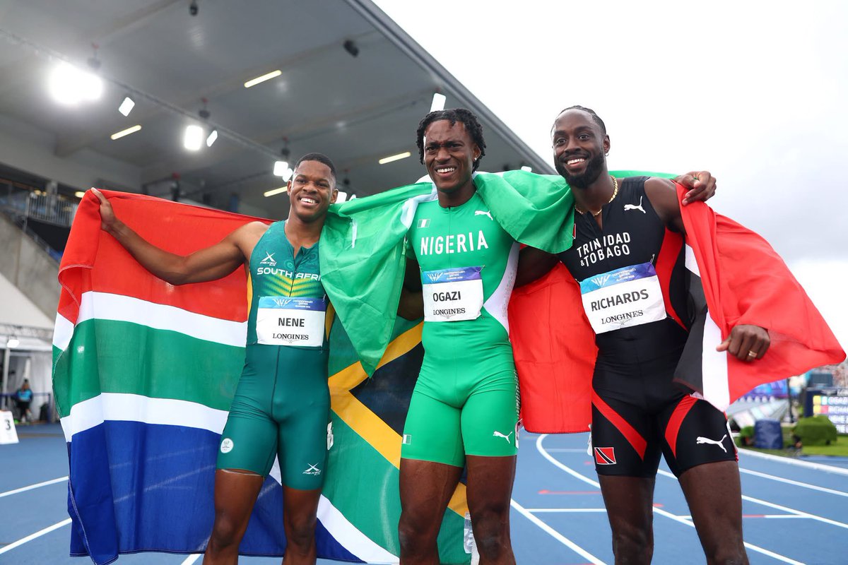 Samuel Ogazi Wins Historic First-Ever Commonwealth Games Men’s 400m Gold for Nigeria