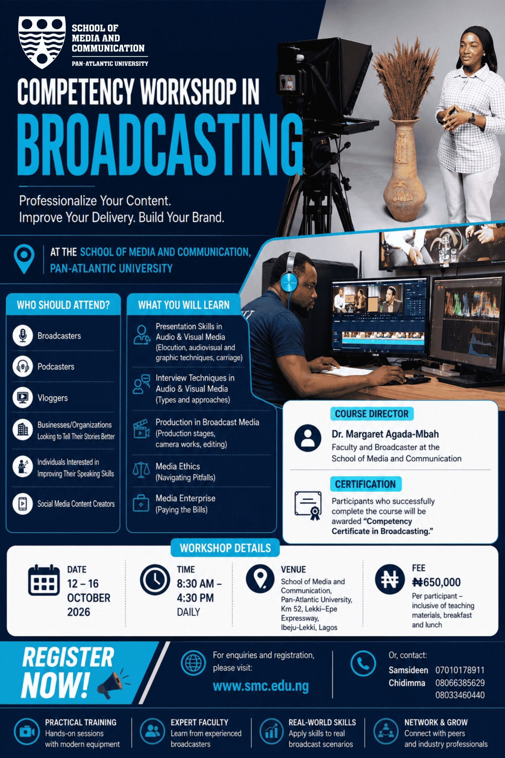 Broadcasting Competency Workshop: Professionalise Your Content, Improve Your Delivery, and Build Your Brand