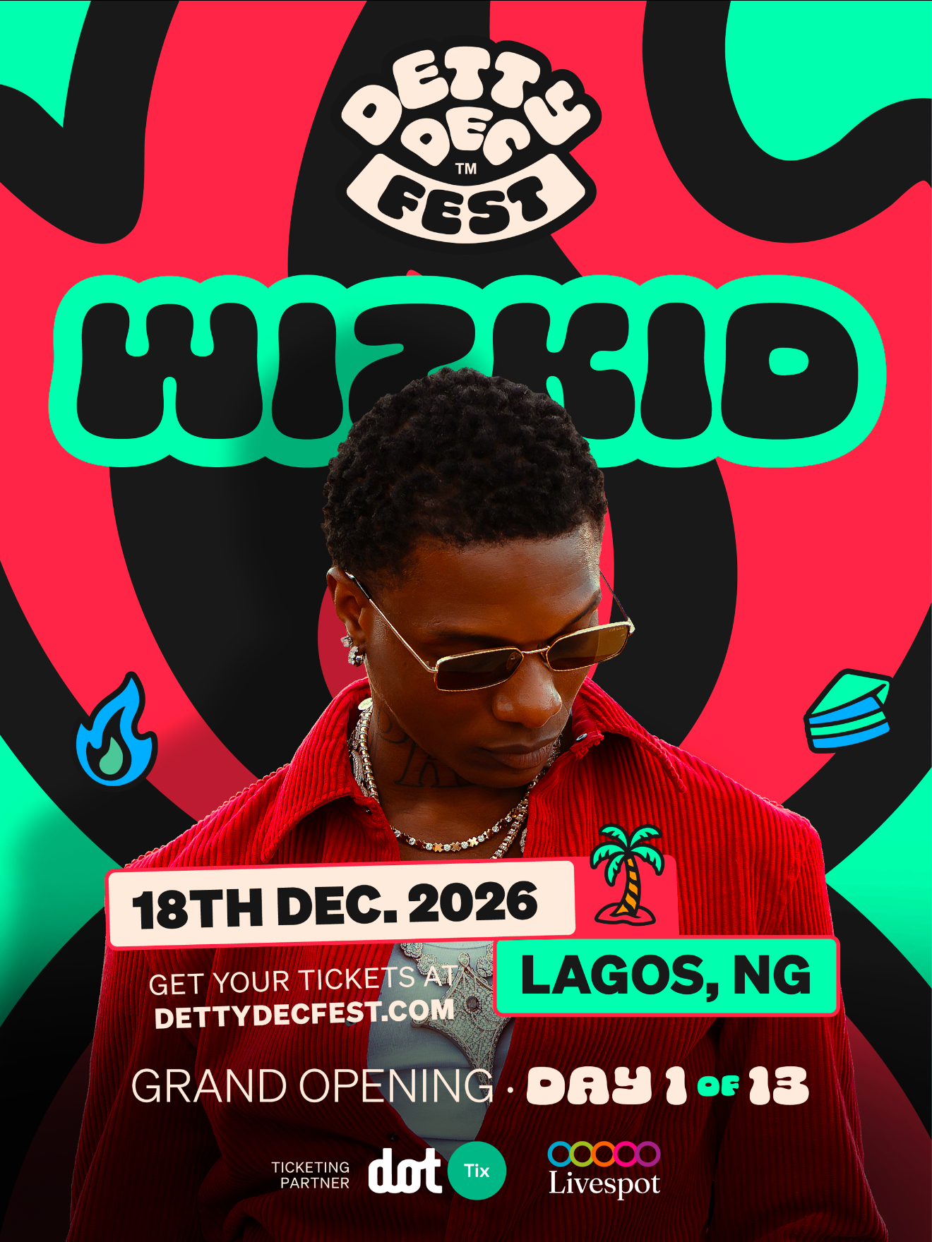 Wizkid Kicks Off Detty December Fest at the Grand Opening Concert | Day 1 of 13