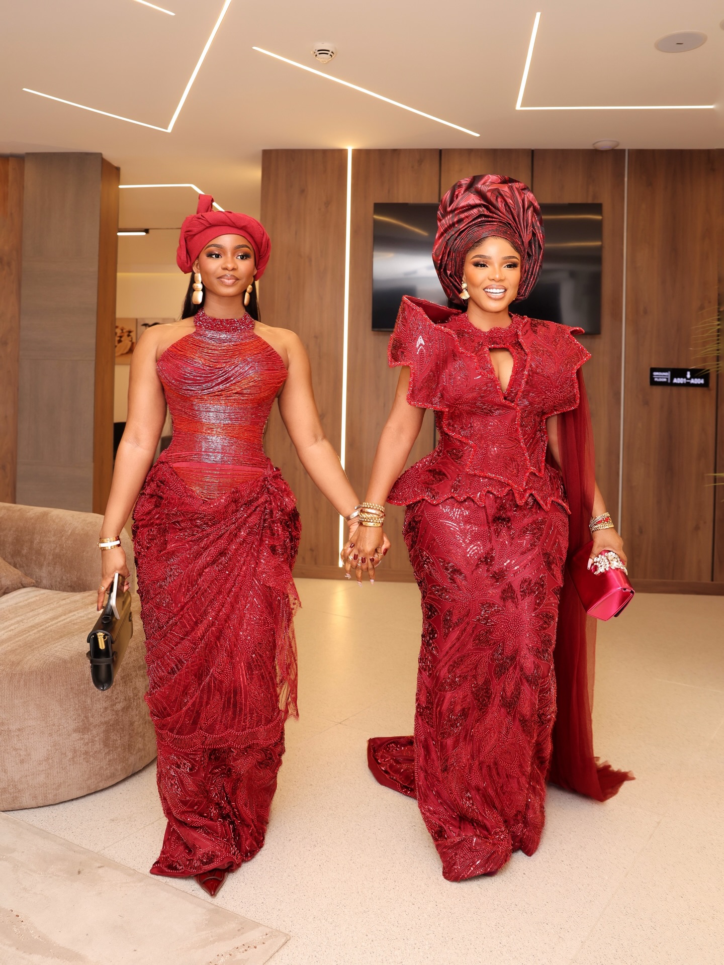 Same Lace, Different Styles! Iyabo & Priscilla Ojo’s Asoebi Looks Are So Beautiful