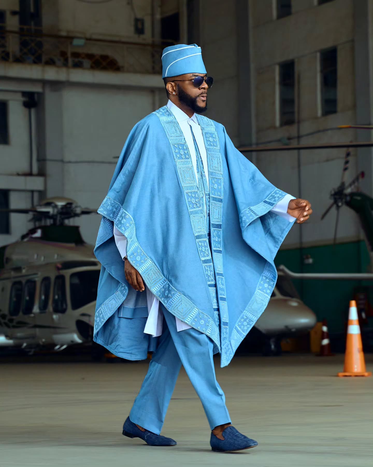 Denim Agbada? Ebuka Obi-Uchendu Just Gave Us One of His Best BBNaija S11 Sunday Show Looks